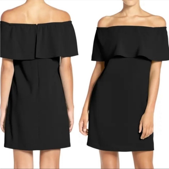 Charles Henry Dresses & Skirts - Black Off the Shoulder Dress